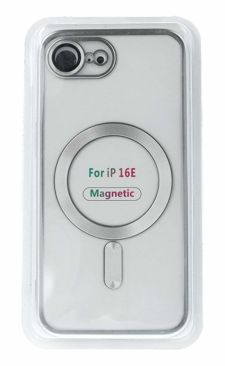 Zadný kryt Metallic Magsafe pre iPhone 16e Silver