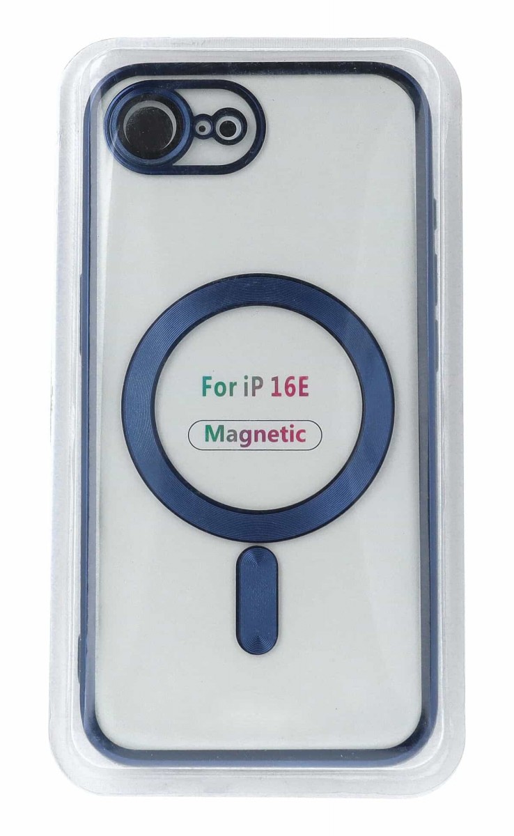Zadný kryt Metallic Magsafe pre iPhone 16e modrý