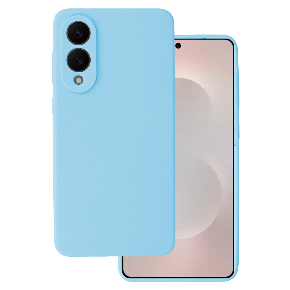 Zadný kryt Silicone Lite pre Samsung Galaxy S25 Edge svetlomodrý