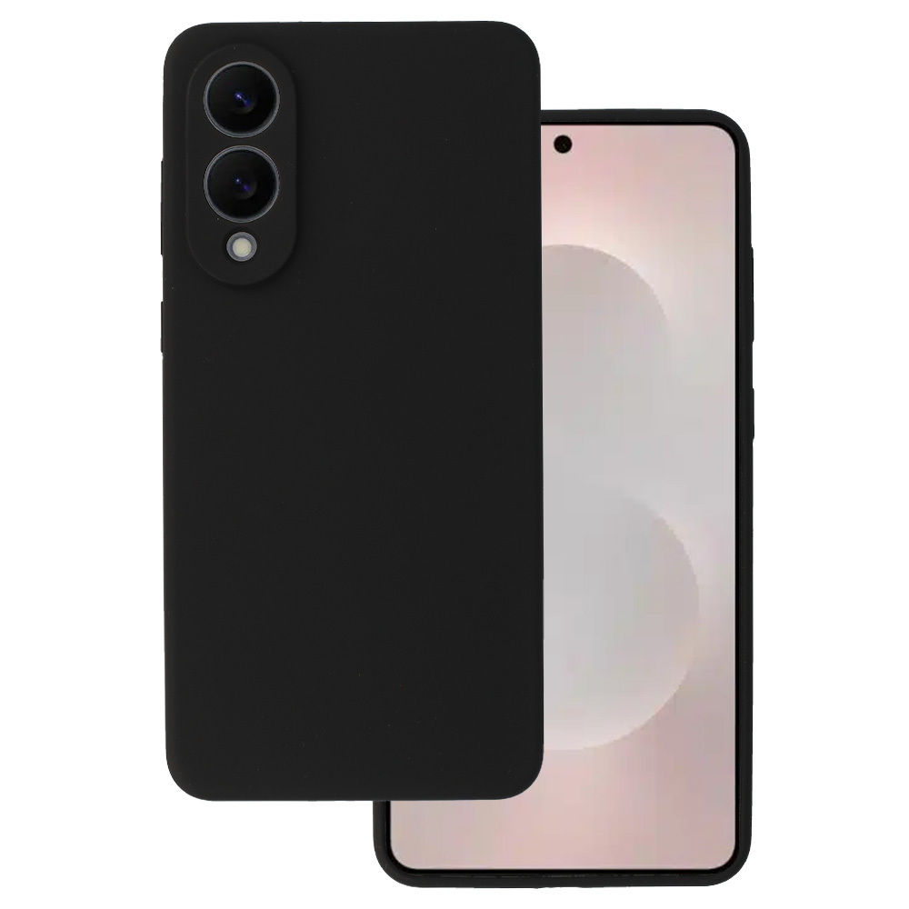 Zadný kryt Silicone Lite pre Samsung Galaxy S25 Edge čierny