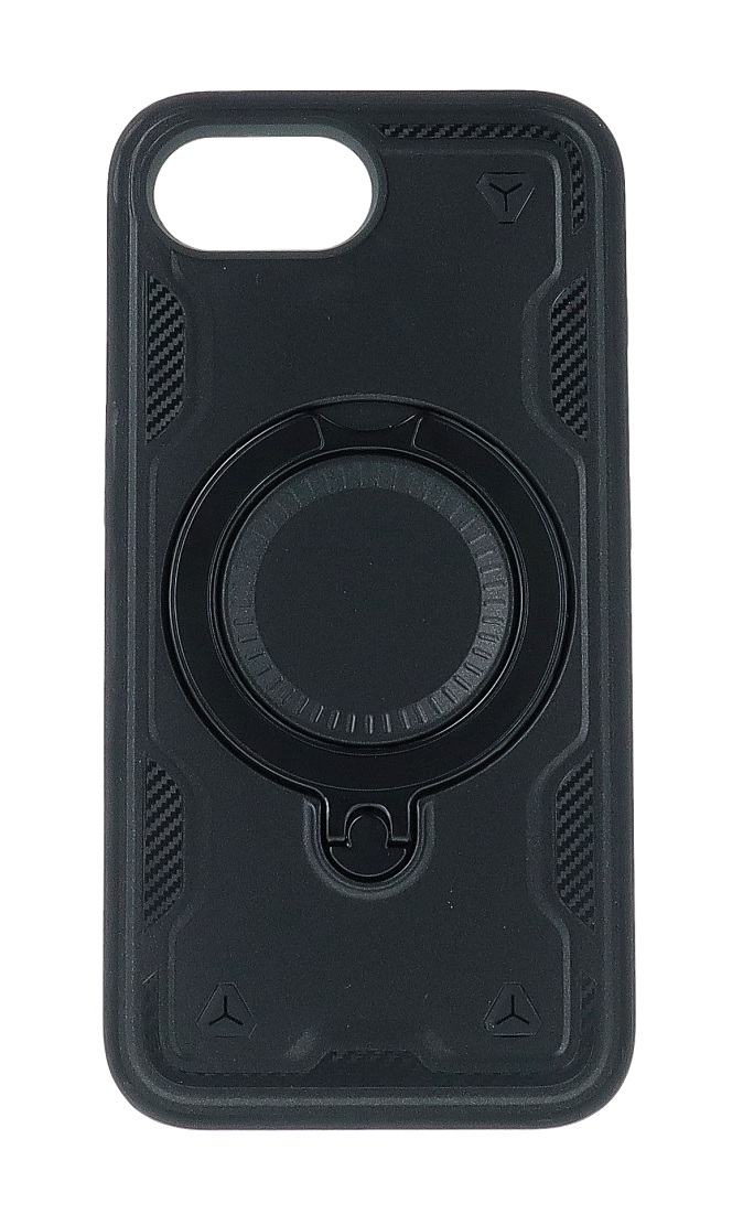 Ultra odolný zadný kryt Frost na iPhone 16e čierny