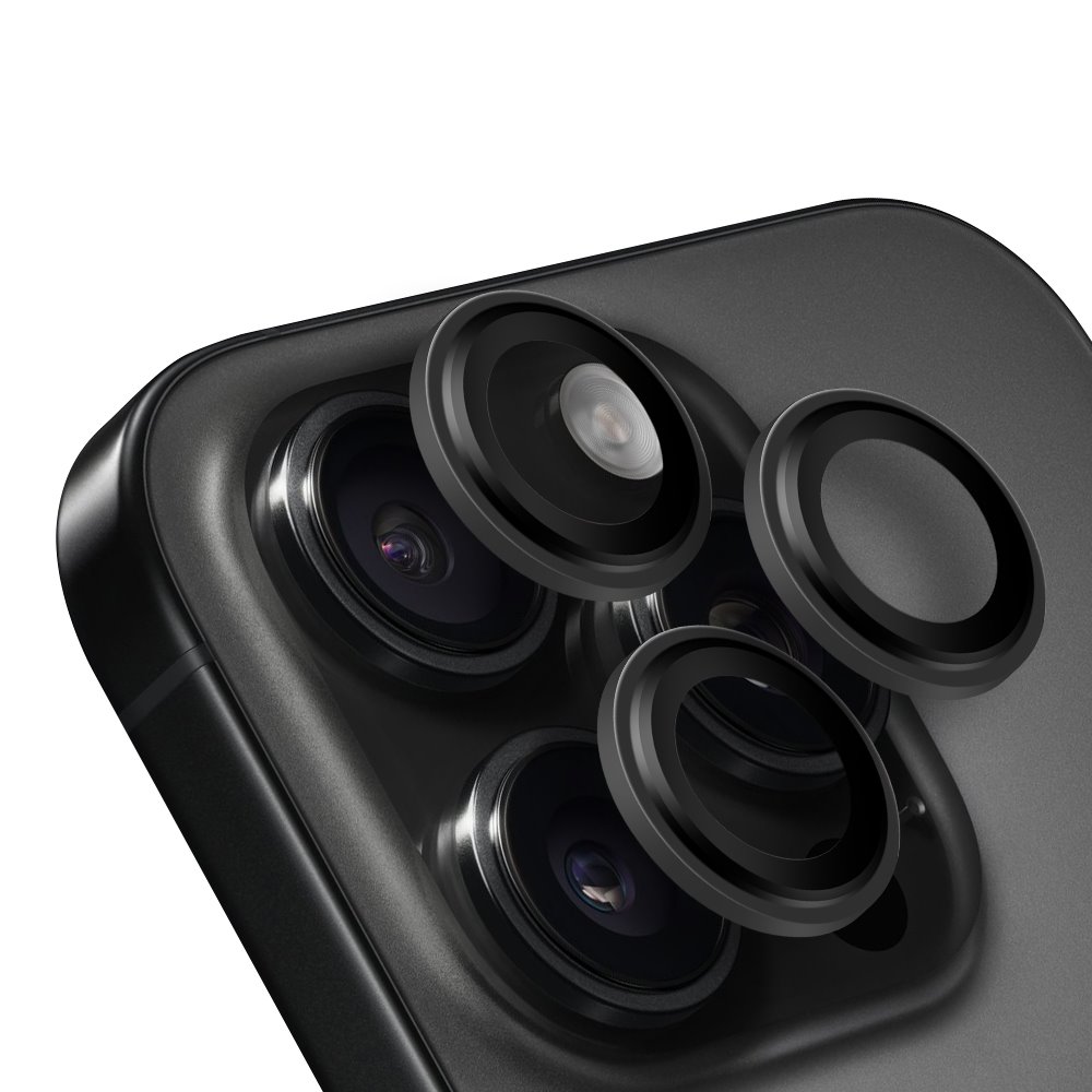 Ochrana čoček OBAL:ME pre Apple iPhone 15 Pro-15 Pro Max Black titan