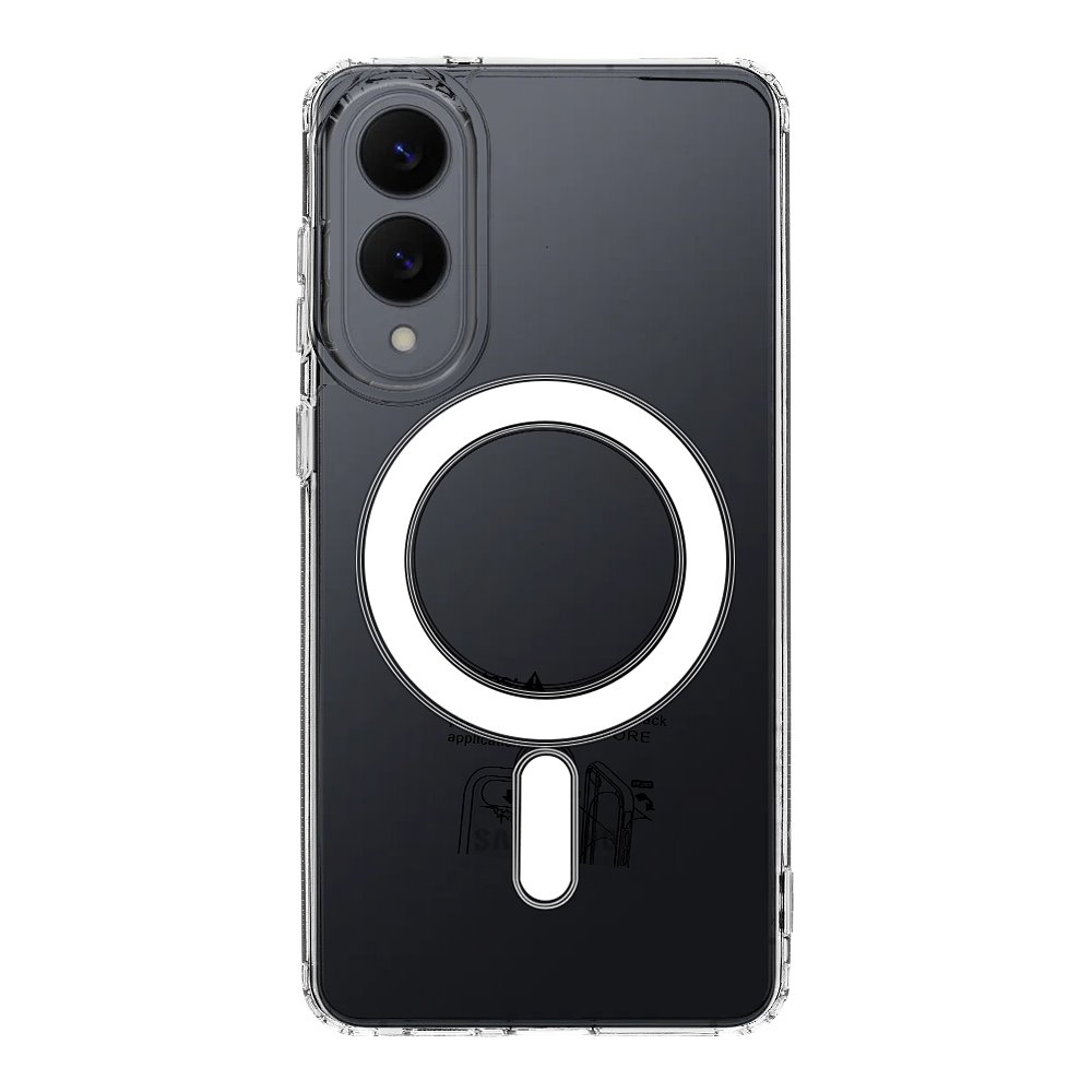 Zadný kryt Tactical MagForce pre Samsung Galaxy S25 Edge Transparentný