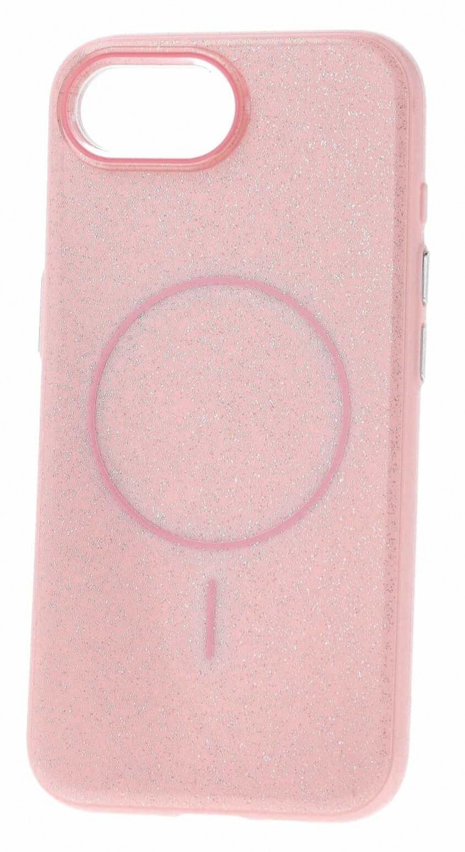 Zadný kryt Magsafe Slim Shiny pre iPhone 16e svetlo ružový