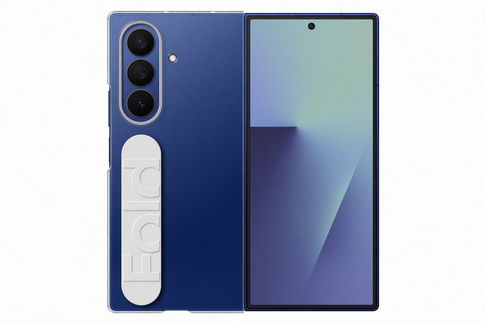 Zadný kryt EF-QF966CTE Samsung Clear Grip pre Galaxy Z Fold 7 Priesvitný