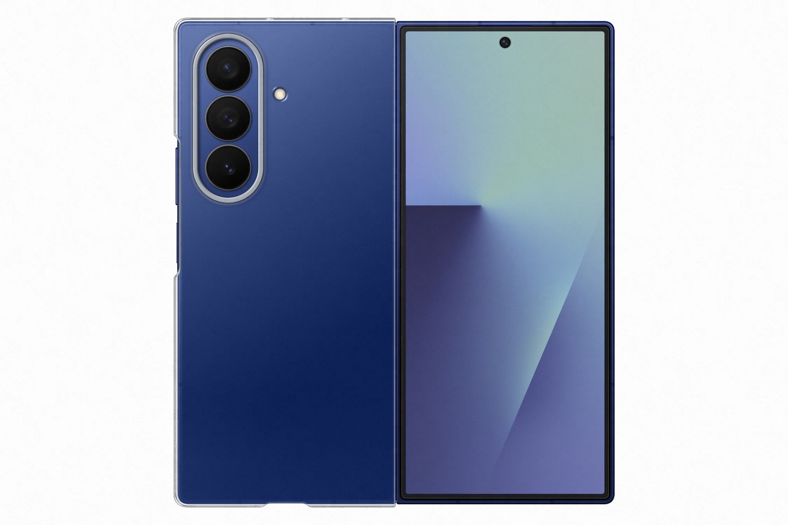 Zadný kryt EF-AF966CTE Samsung Clear pre Galaxy Z Fold 7 Transparentný