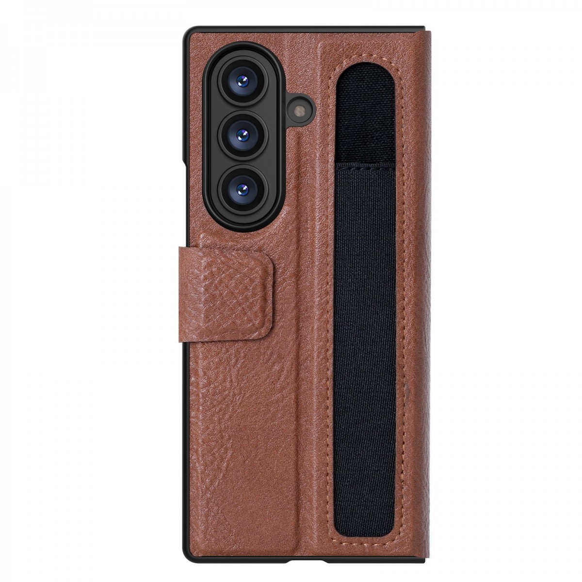 Knižkové puzdro Nillkin Aoge pre Samsung Galaxy Z Fold 7 Hnedé