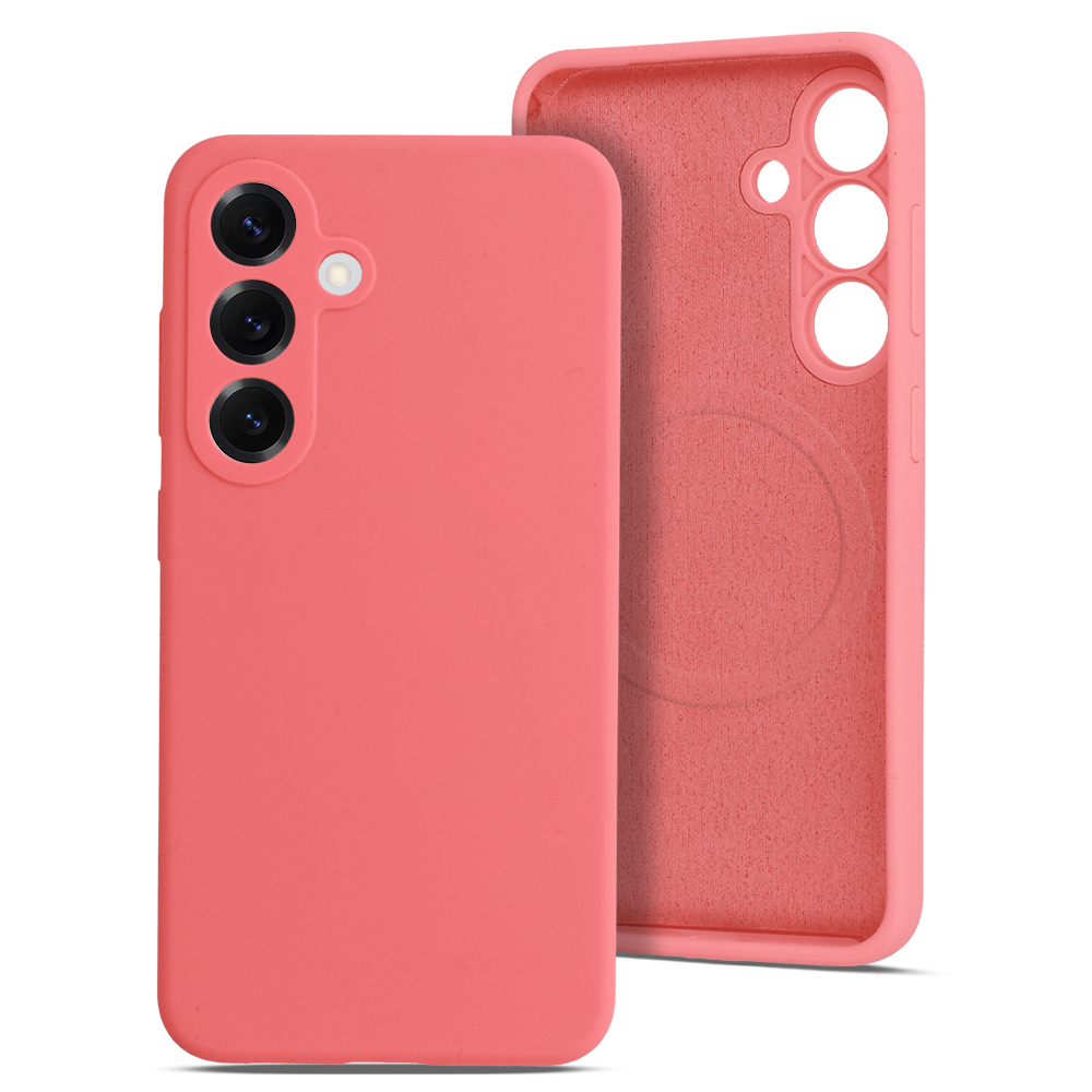 Zadný kryt MagColor Pure pre Samsung Galaxy S25 Edge červený