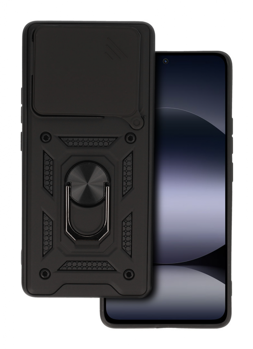 Ultra odolný zadný kryt na Xiaomi Redmi Note 14 Pro 5G čierny