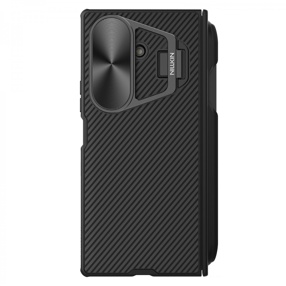 Zadný kryt Nillkin CamShield Pro s magnetickým slotom na pero pre Samsung Galaxy Z Fold 7 čierny