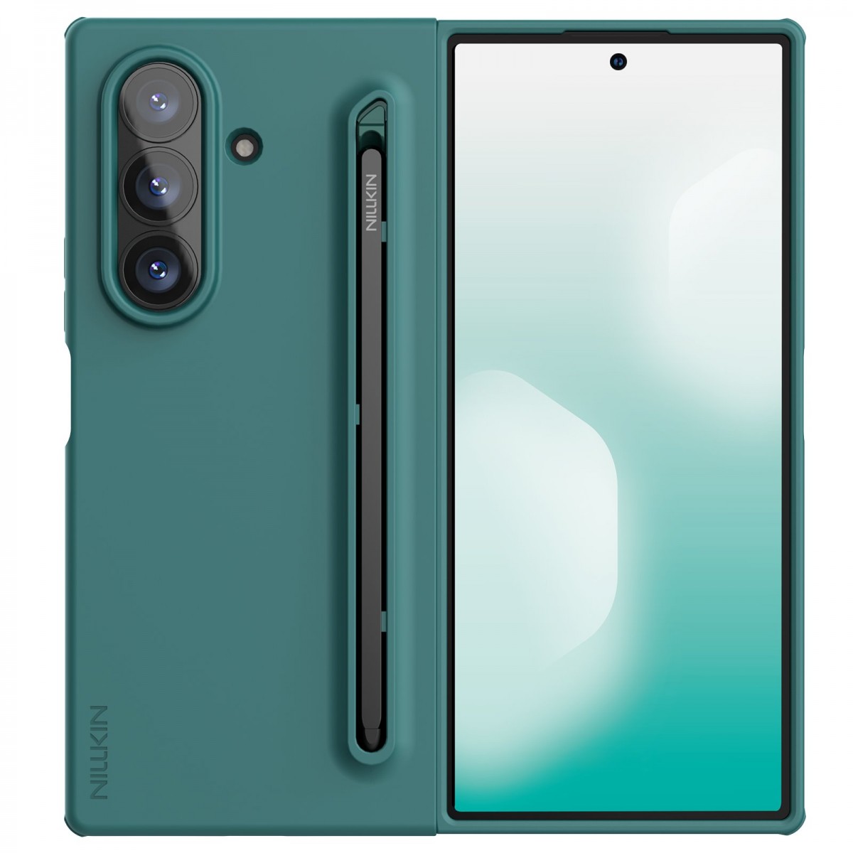 Kryt Nillkin Flex Pure Fold s priehradkou na pero pre Samsung Galaxy Z Fold 7 svetlozelený