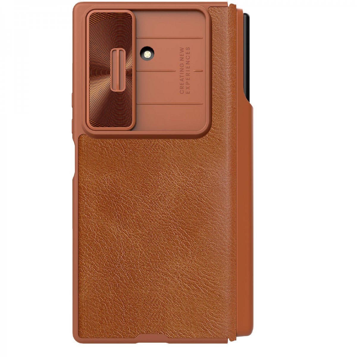 Knižkové puzdro Nillkin Qin Book PRO s držiakom na pero pre Samsung Galaxy Z Fold 7 hnedé