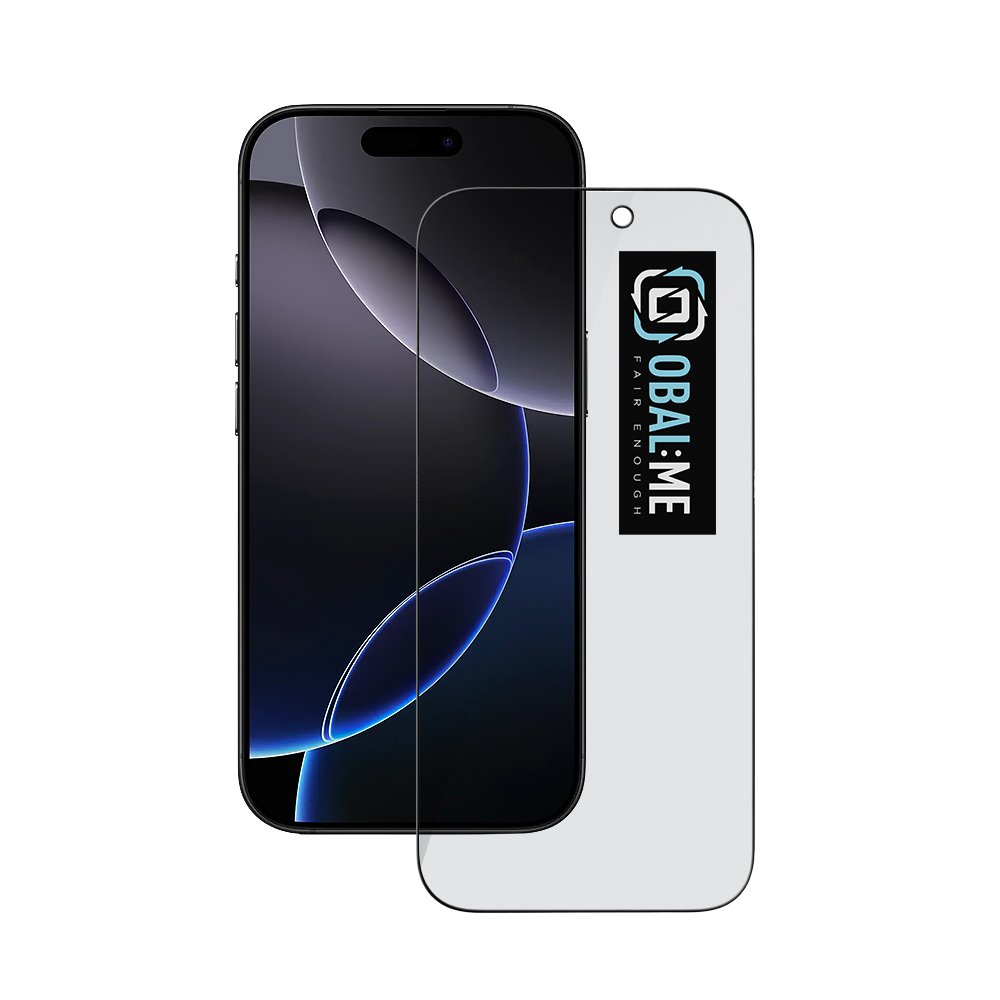 Tvrdené sklo OBAL:ME Privacy 5D pre Apple iPhone 17–17 Pro čierne