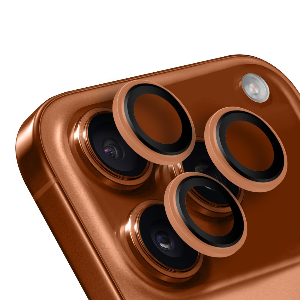 Ochrana objektívov OBAL:ME pre Apple iPhone 17 Pro/17 Pro Max oranžová