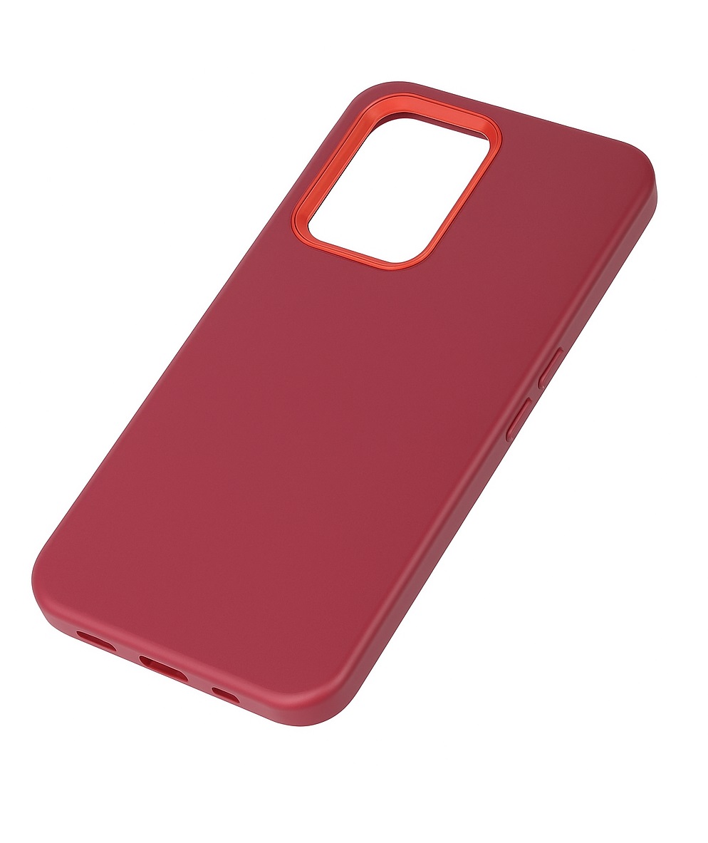 Zadný kryt Frame na Samsung A17 malinový