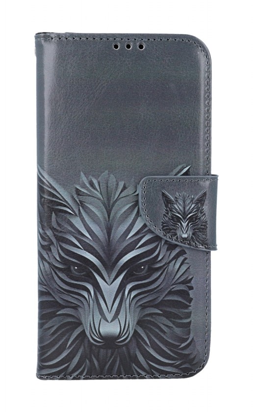 Knižkové puzdro na Samsung A17 Vlk