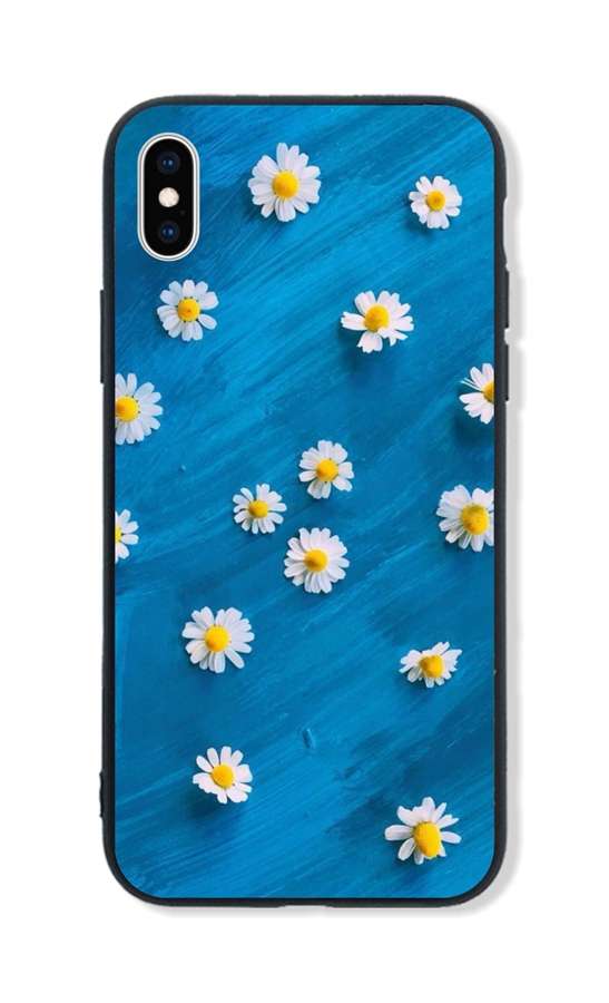 Pevný zadný kryt LUXURY na iPhone XS Daisy