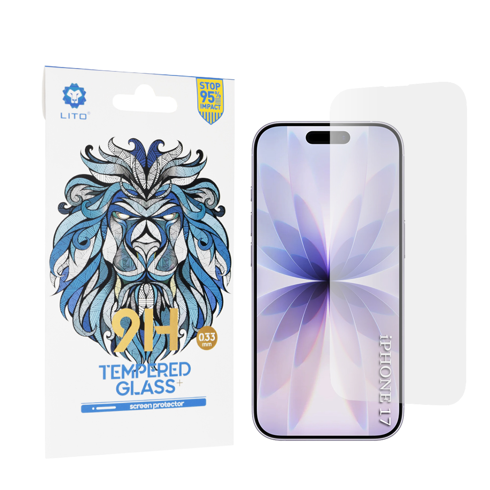Ochranné sklo Lito 2.5D Classic pre iPhone 17 iPhone 17 Pro iPhone 16 Pro číre