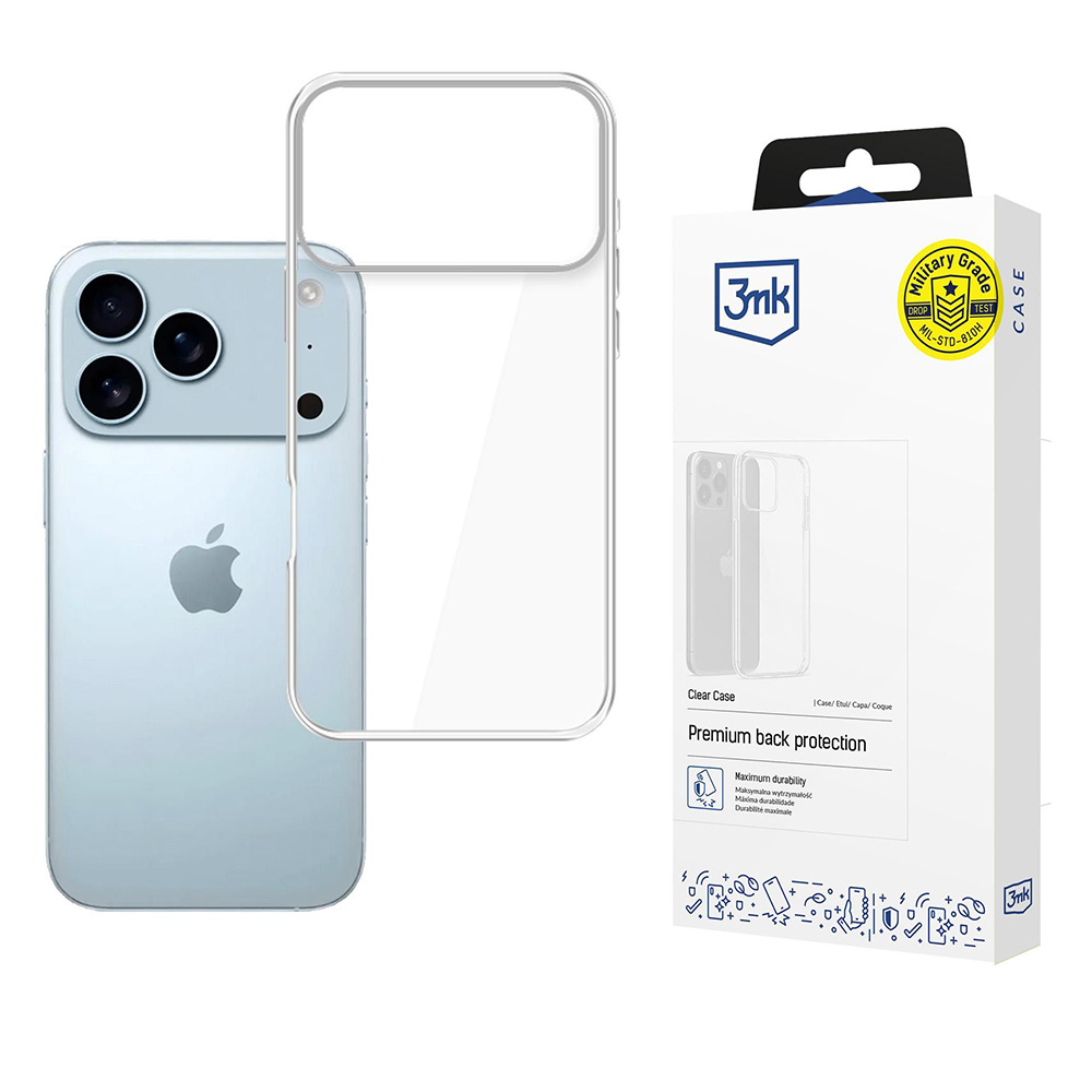 3mk Clear Case iPhone 17 Pro Max Priehľadné puzdro