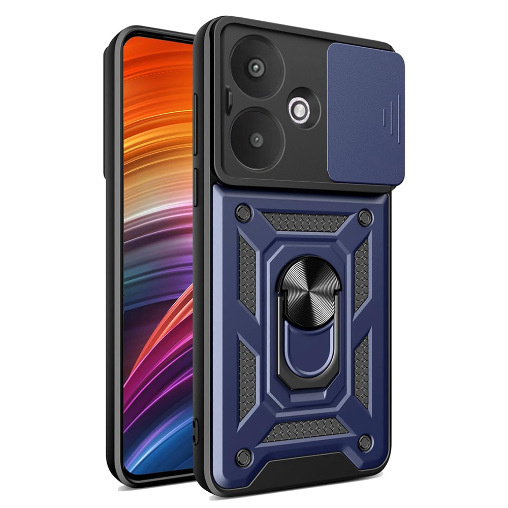 Techsuit puzdro CamShield Xiaomi Redmi 13C 5G Modré