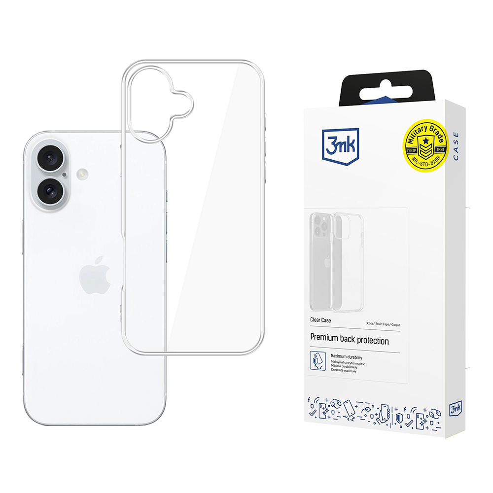 3mk Clear Case iPhone 16 Priehľadné puzdro