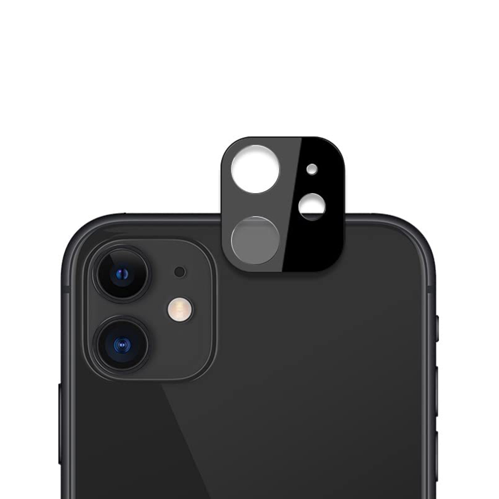 Techsuit celé sklo kamery iPhone 12 black