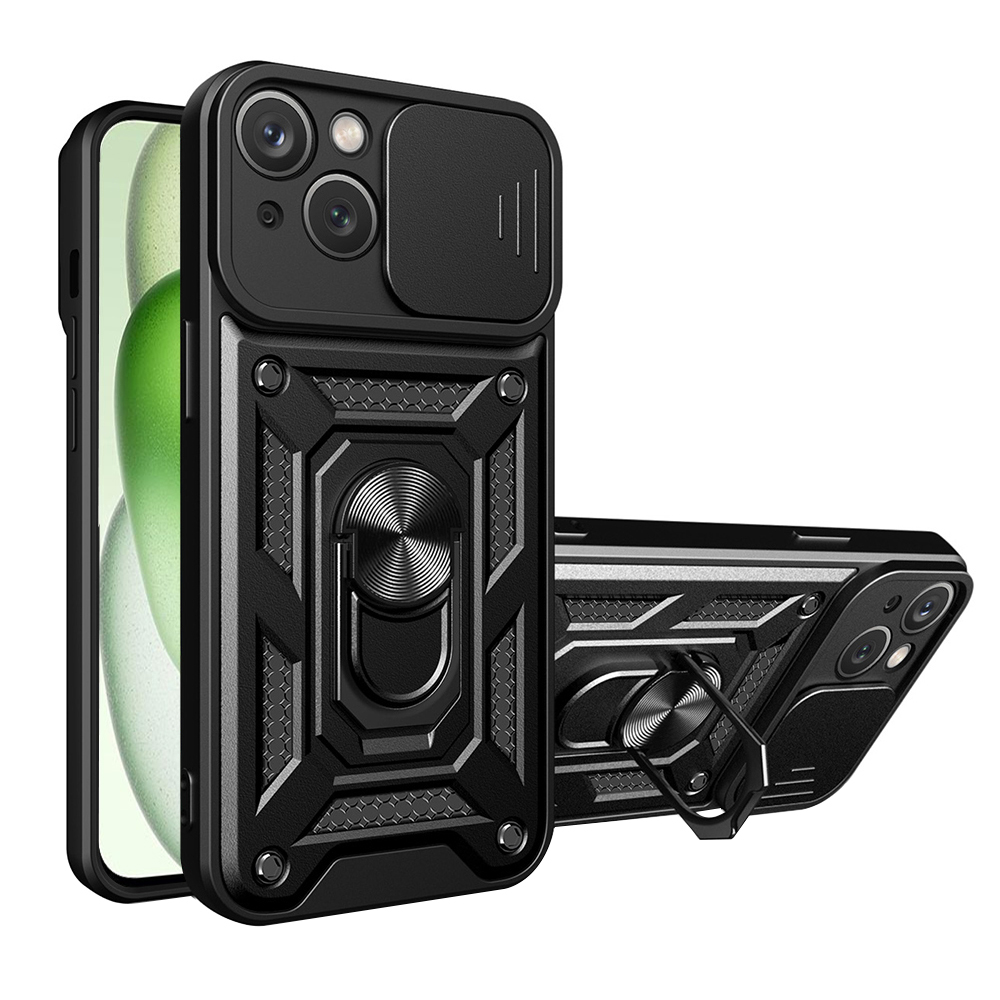Techsuit Rad CamShield iPhone 15 Plus Čierna