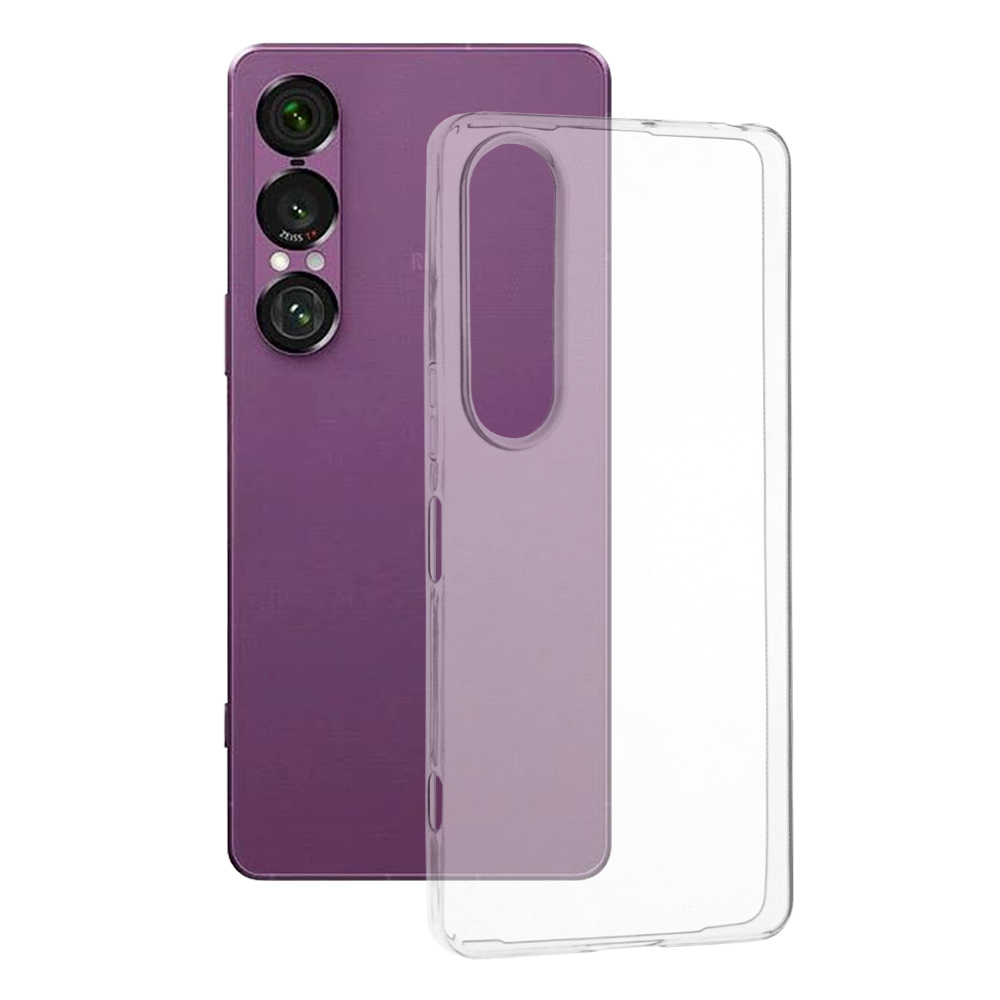 Techsuit silikónový obal Sony Xperia 1 VII priehľadný