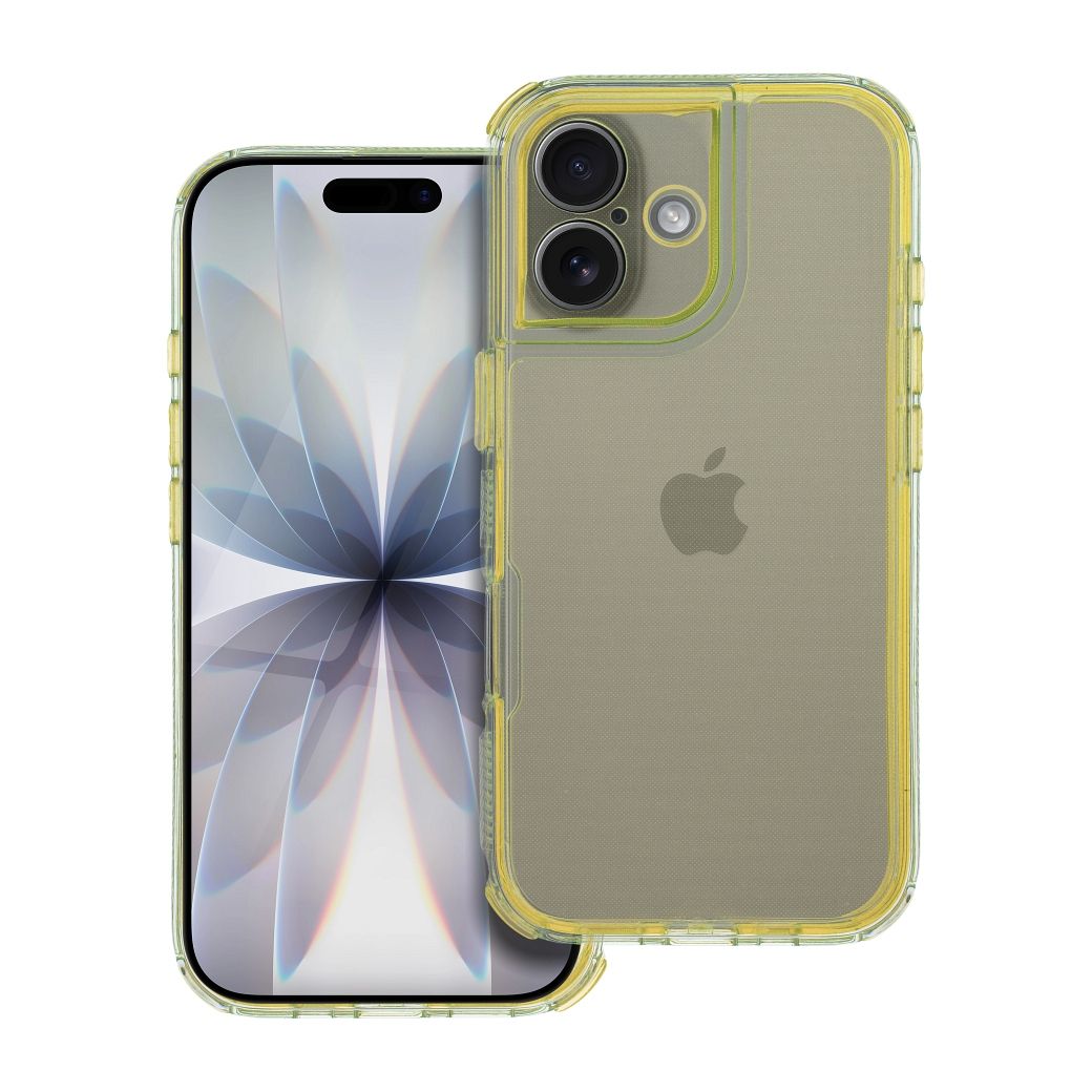 Kryt pre iPhone 17 Matrix Clear žltý