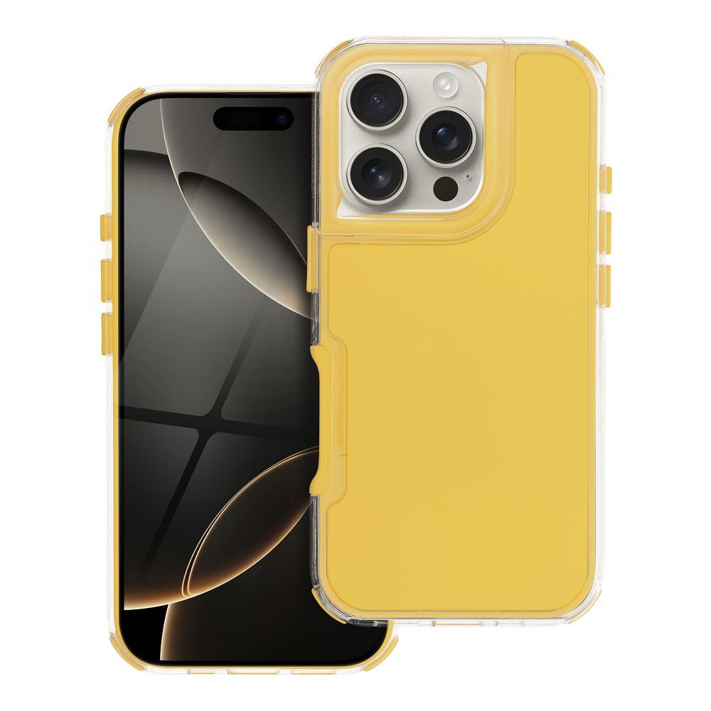 Kryt Matrix pre iPhone 16 Pro žltý