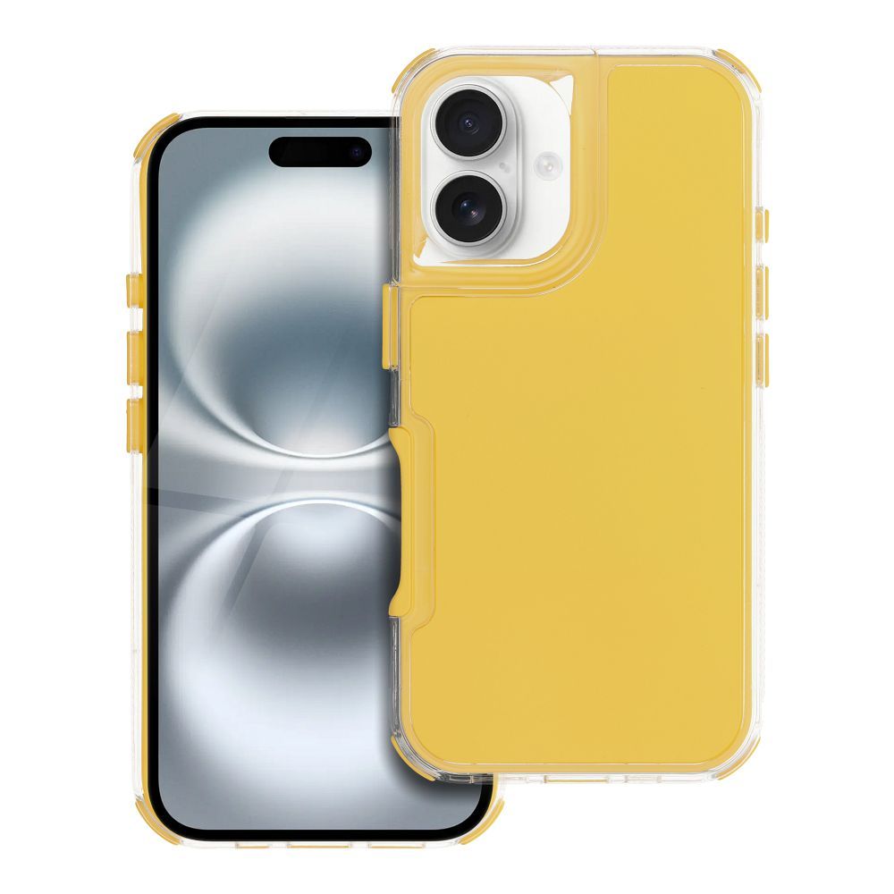 Kryt Matrix pre iPhone 16 žltý
