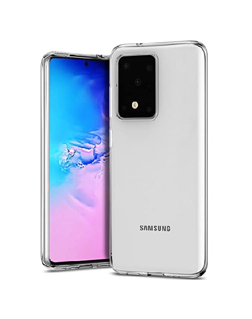 Púzdro TopQ Samsung S20 Ultra 5G silikon priehľadný ultratenký 0,5 mm 48479