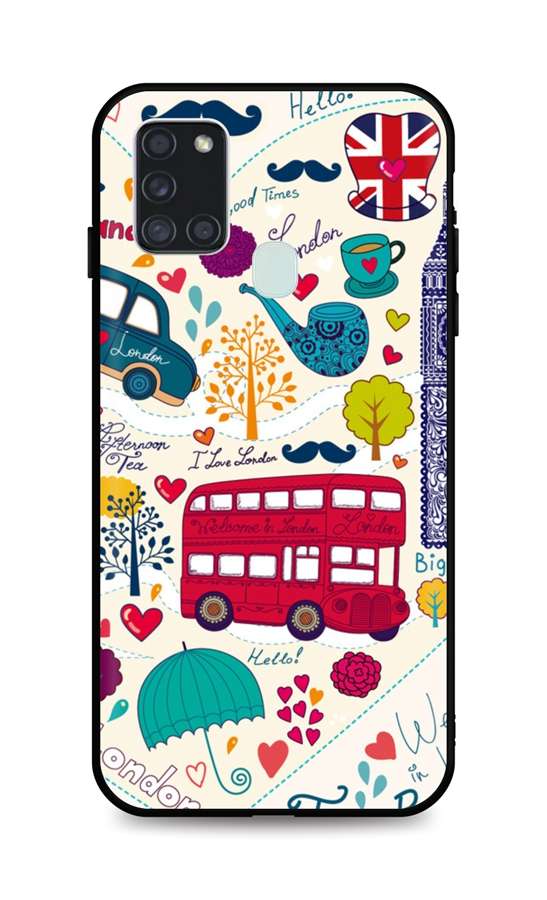 Kryt TopQ Samsung A21s 3D silikón Londýn 50372