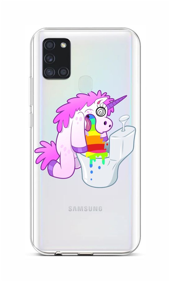 Kryt TopQ Samsung A21s silikón Hard Morning 52111