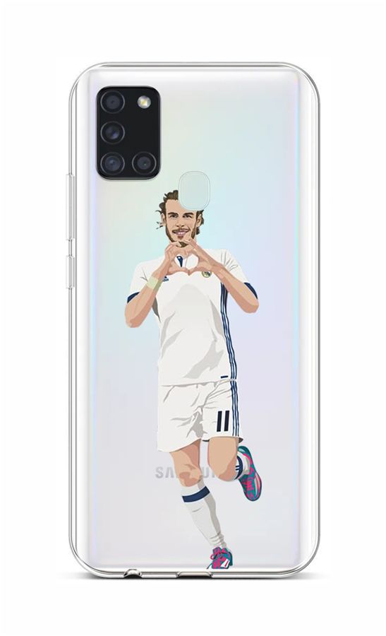 Kryt TopQ Samsung A21s silikón Futbalista 2 52106