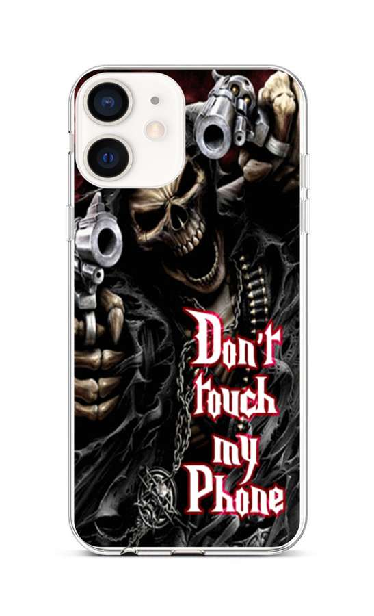 Kryt TopQ iPhone 12 mini silikón Smrťák 53458