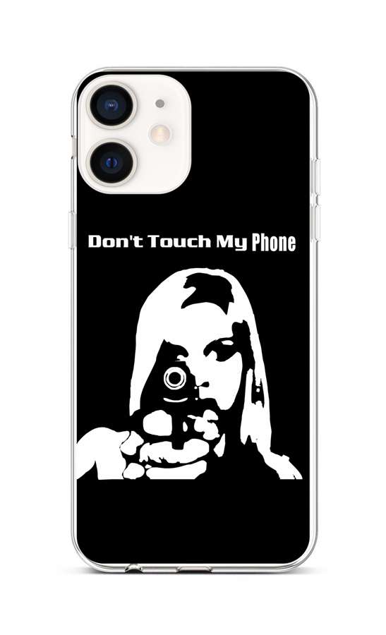 Kryt TopQ iPhone 12 mini silikón Dont Touch Gun 53416