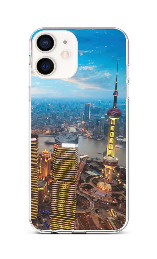 Kryt TopQ iPhone 12 mini silikón City 53412