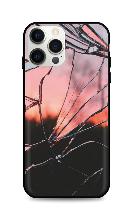 Kryt TopQ LUXURY iPhone 12 Pro Max pevný Pink Broken 53573