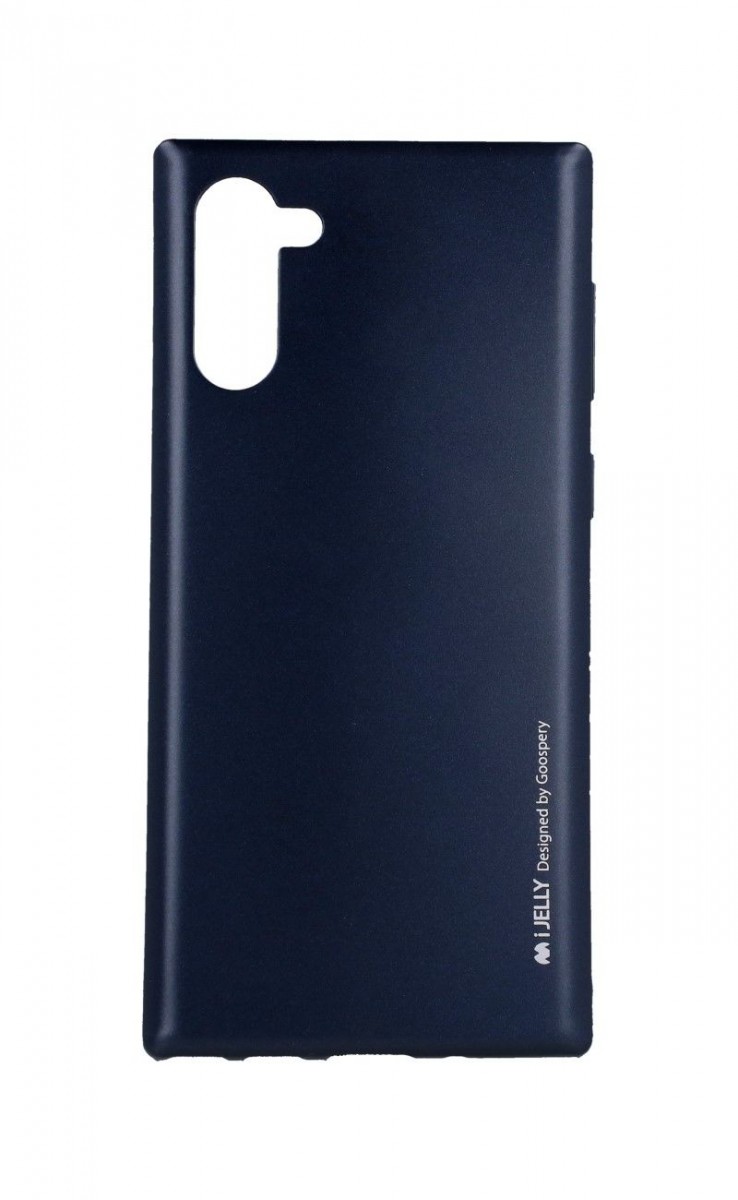 Kryt Mercury iJelly Metal Samsung Note 10 silikón čierny 53697
