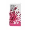 Flipové púzdro na Samsung A52 Kytičky textil