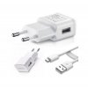 Originálna microUSB rýchlonabíjačka Samsung EP-TA200EWE + EP-DG925UWE biela