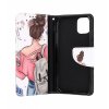 Flipové púzdro na iPhone 11 Dievča
