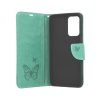 Flipové puzdro na Samsung A52 Butterfly zelené