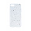 Zadný silikónový kryt na iPhone SE 2020 Glitter Moon priehľadný