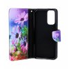 Flipové puzdro na Xiaomi Redmi Note 11 Fialové kvety