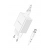 Rýchlonabíjačka Borofone BN5 Sunlight vrátane USB-C dátového kábla biela 18W