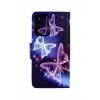 Flipové puzdro na Xiaomi Redmi 10 5G Modré s motýlikmi
