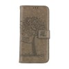Flipové puzdro na Samsung A54 5G Šedý strom sovičky