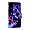 Flipové puzdro na Xiaomi Redmi Note 12 Pro+ 5G Modré s motýlikmi